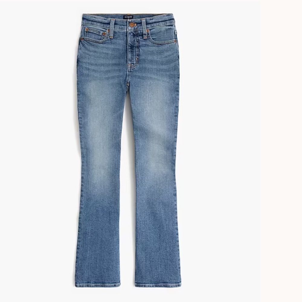 J crew Flare crop jean in signature stretch